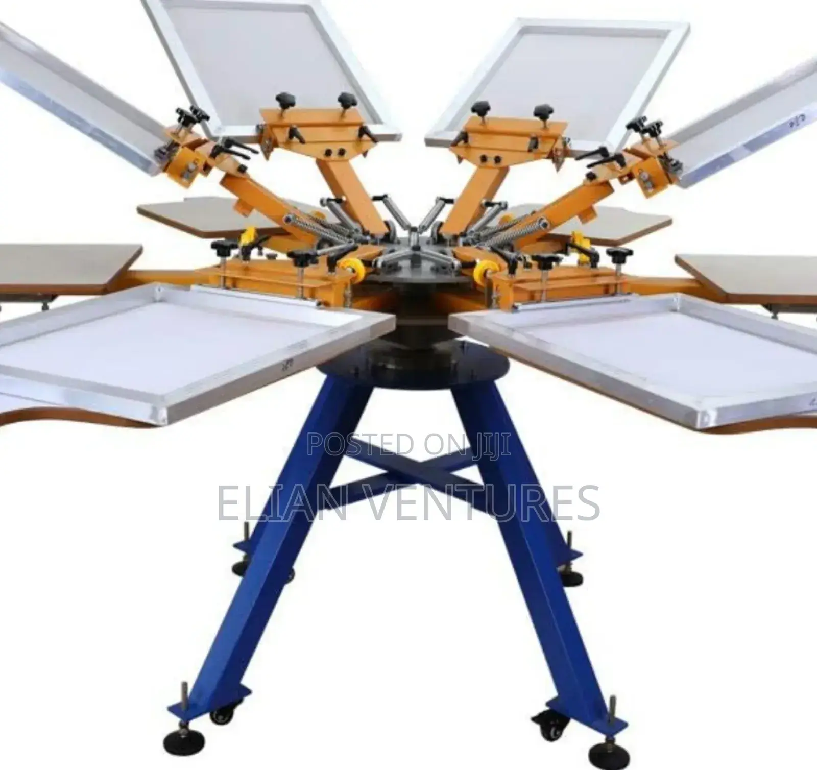 Newly Arrived 6 Colour 6 Station Screen Printing