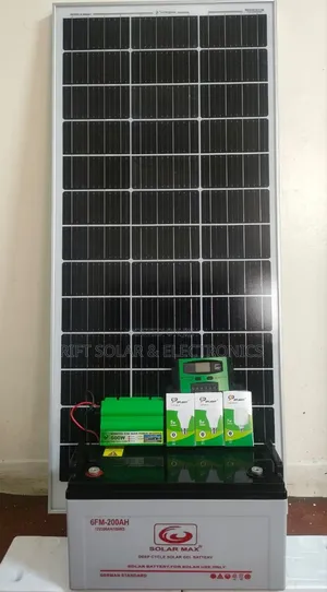 250 Watts Home Solar Solution - 200ah Battery - 600w Inverter Full Kit