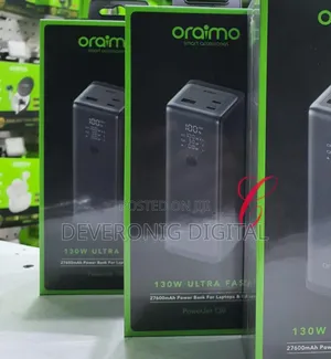 Oraimo 130 Opb-727sq 130w Laptop Phone Super Fast Charging Power Bank