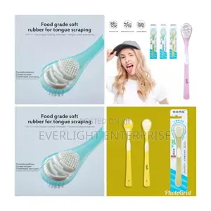Double Sided Silicone Tongue Cleaner