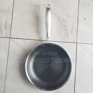 Induction Cooking Fry Pan / Stainless Steel Honeycomb Pan