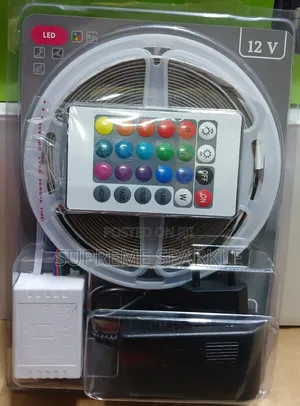 5m RGB Led Strip Light Kit.12v.Remote. Snake Light