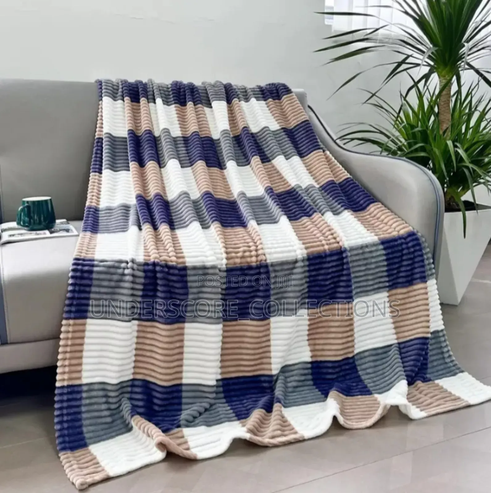 Checked Pattern Throw Blankets