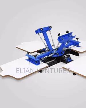New 2 Colour 4 Station Screen Printing