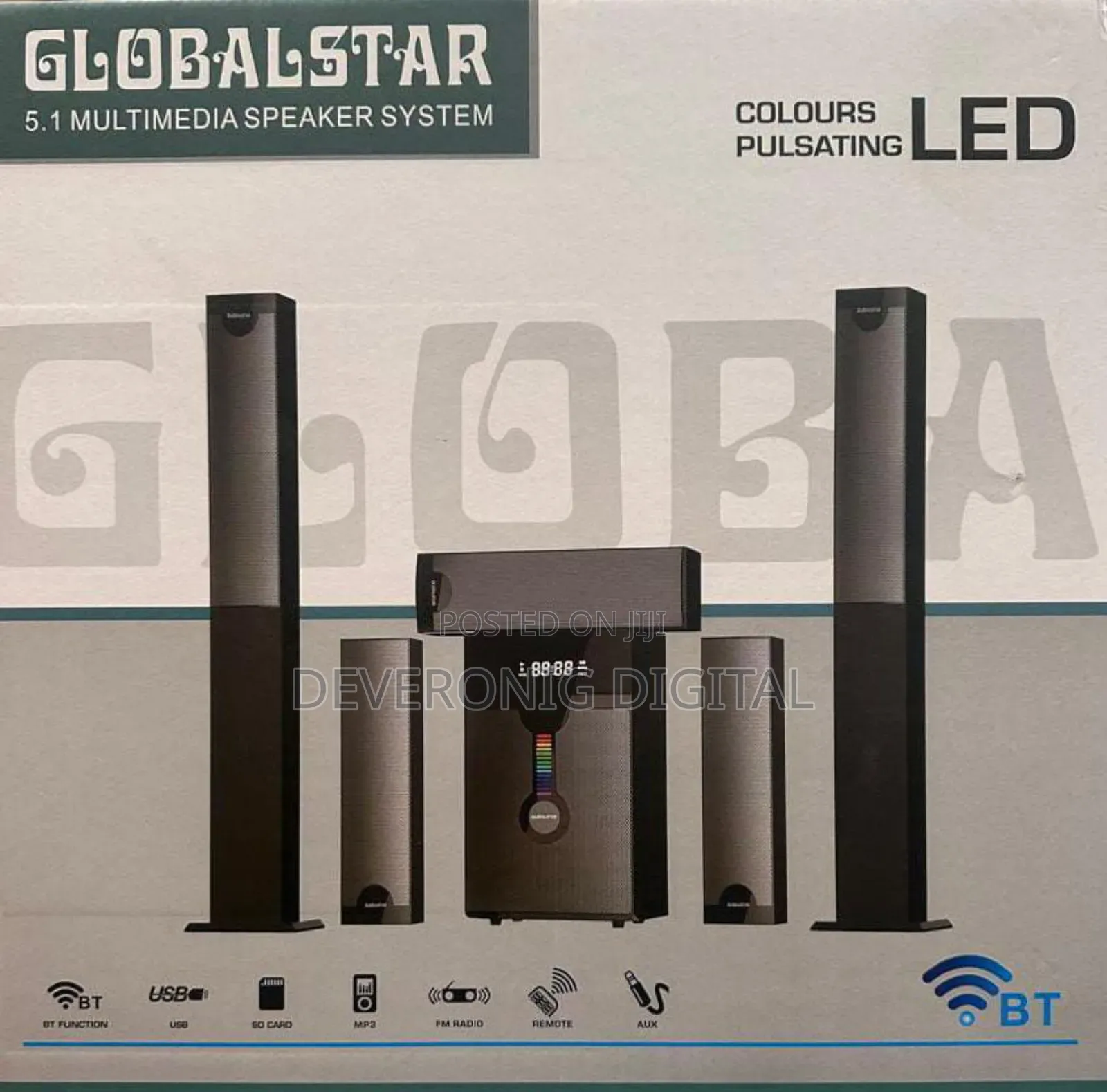 5.1ch Globalstar Multimedia System
Woofer