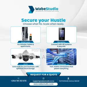 CCTV Installation, Biometrics, Smart Locks Networking