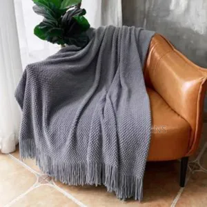 Nordic Knit Throw Blanket