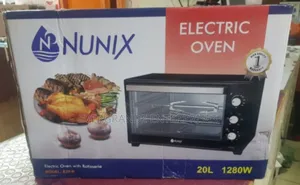 "Oven" Nunix Electric Oven With Rotisserie 20 Litres