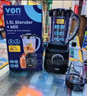 Von 2 in 1 Blender 500w 1.5 Litres