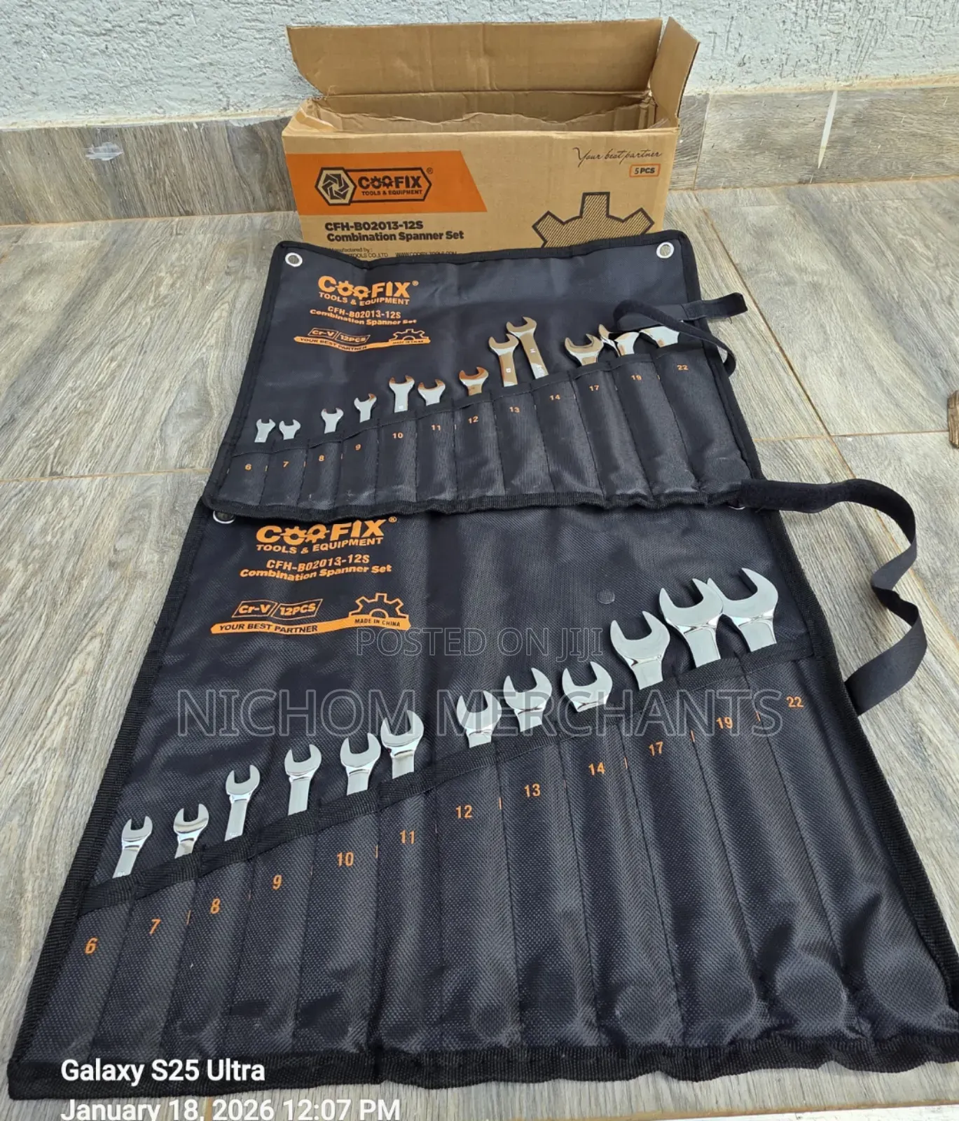 Coofix Combination Spanner Set 6mm to 22mm