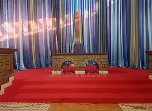 Step Into Softness Delta Red Church Altar 4mm Wall To Wall Carpets