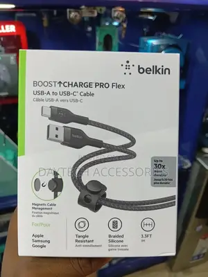 Belkin Boostcharge Pro Flexusb-a to Usb-C Cable 15w
