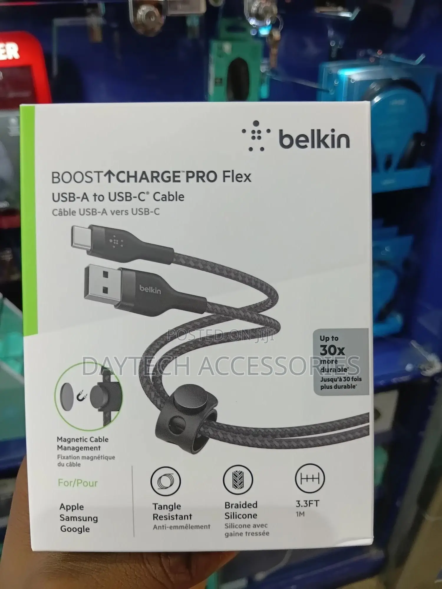Belkin Boostcharge Pro Flexusb-a to Usb-C Cable 15w