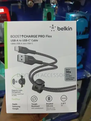 Belkin Boostcharge Pro Flexusb-a to Usb-C Cable 15w