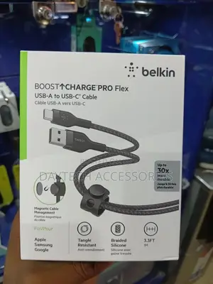 Belkin Boostcharge Pro Flexusb-a to Usb-C Cable 15w