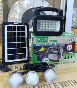 New Js-201 Solar Lighting System With 3 Led Bulbs/Solar Light 3 Bulbs