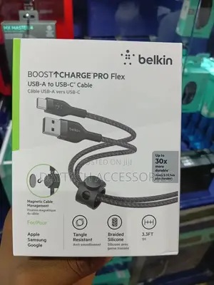 Belkin Boostcharge Pro Flex Braided Usb Type a Totype C Cable - 1m