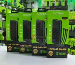 Oraimo Heavy Duty 10000mah Powerbank With Inbuilt Cables