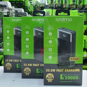 Oraimo 20000mah 22.5w Powerbank With Smart Digital Display
