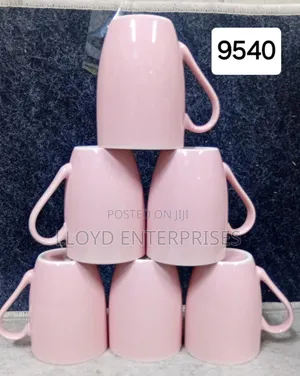 6pcs Pink Mugs