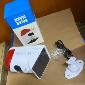 Motion Sensor Alarm, Wifi Solar Security Siren Light + App