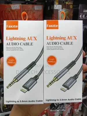Lightning to 3.5 Aux Audio Adapter Cable