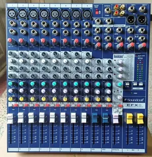 Professional 8 Channels Plain Mixer Usb and Bluetooth Enabled