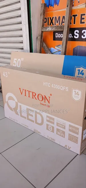 Vitron 43′′ Qled Smart Android Tv