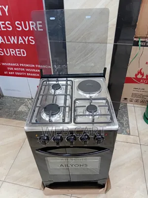 Ailyons 50×55 3+1 Gas Cooker-Affordable