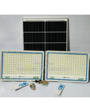 2-in-1 Jsot 400w Solar Flood Light Set