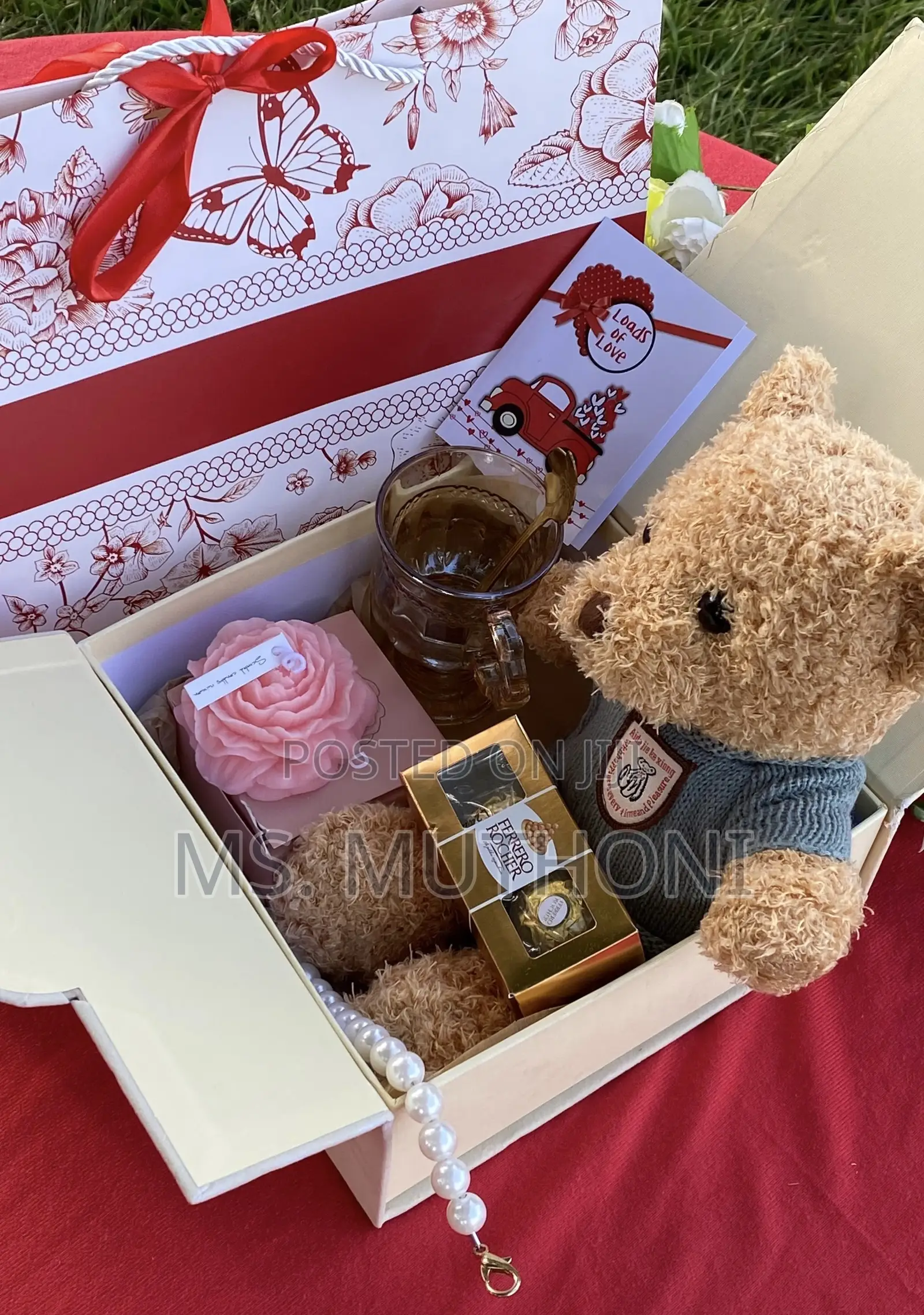  Teddy Bear Valentines Ladies Gift Set