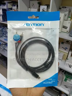 This Is a Vention Usb-C Male to 2rca Male Audio Cable.