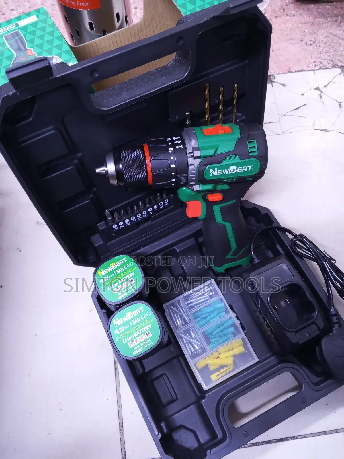 16.8v Brushless Newbeat Impact Drill Kit Set
