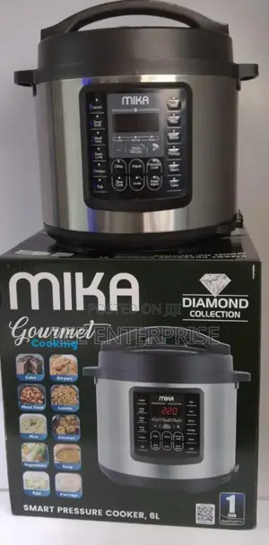 *6 Litres* Mika Smart* Pressure Cooker