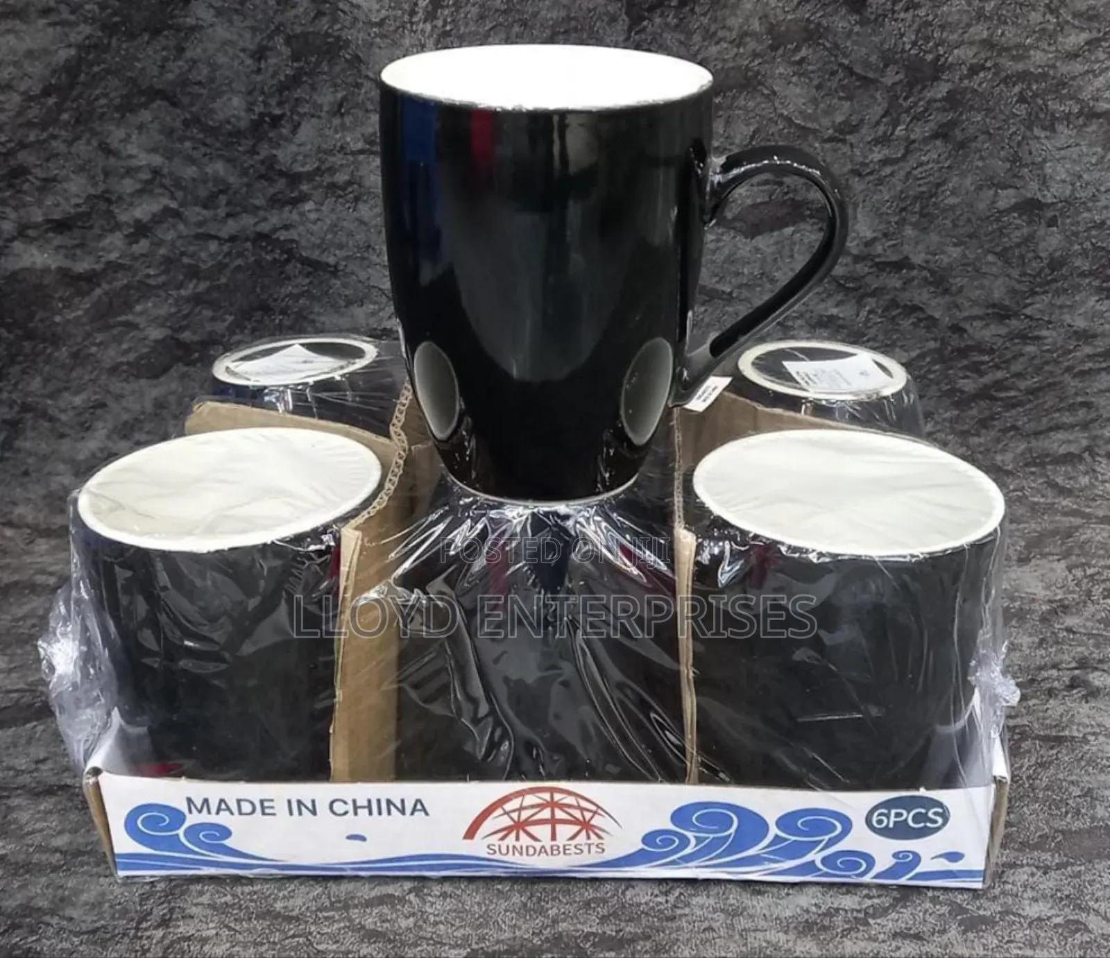 Black Ceramic Cups