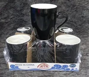 Black Ceramic Cups