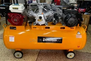 300 L 2 in 1 Air Compressor 4hp Motor, 7.5hp Engine