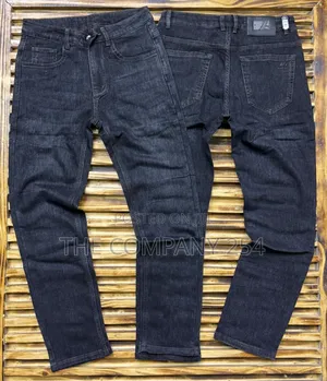 Quality Leather Casual Men Straight Jeans