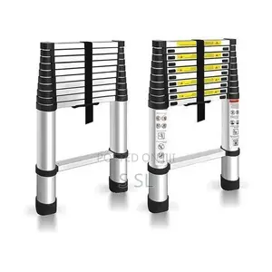 4.4m Telescopic Aluminium Ladder Heavy Duty