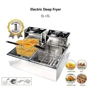 Electromate Double Tank Deep Fryer (6+6l)