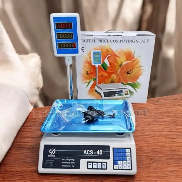 Longer Lasting Stable Performance Acs 40 Digital Weighing Scale