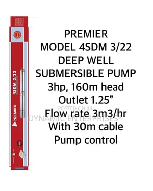 Premier 3hp Deep Well Water Pump