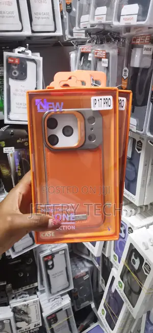 Bewasd Metalic Leather Aroma Case for iPhone 17 Pro -Orange
