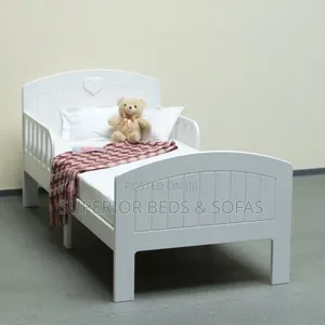 White Kids Wooden Bed Size 3 by 6