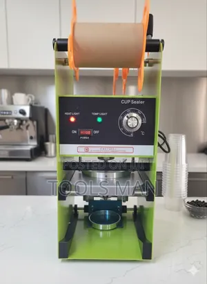 Manual Cup Sealing Machine - Heavy Duty Bubble Tea Juice Sealer
