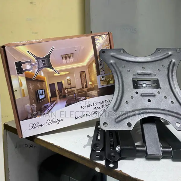 Home Design Metallic Full Motion 360 Degree Tv Wall Mount 14"-55"