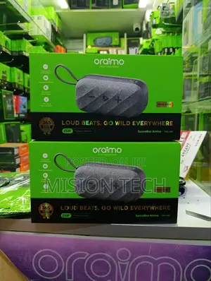 Oraimo Spacebox Active Portable Bluetooth Speaker.