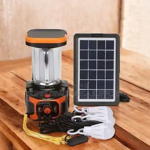 Dat-at 9016b Solar Lighting Kit With Usb Charging and Led Bulbs