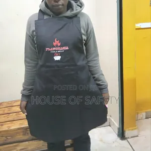 Black Branded Apron Small Size