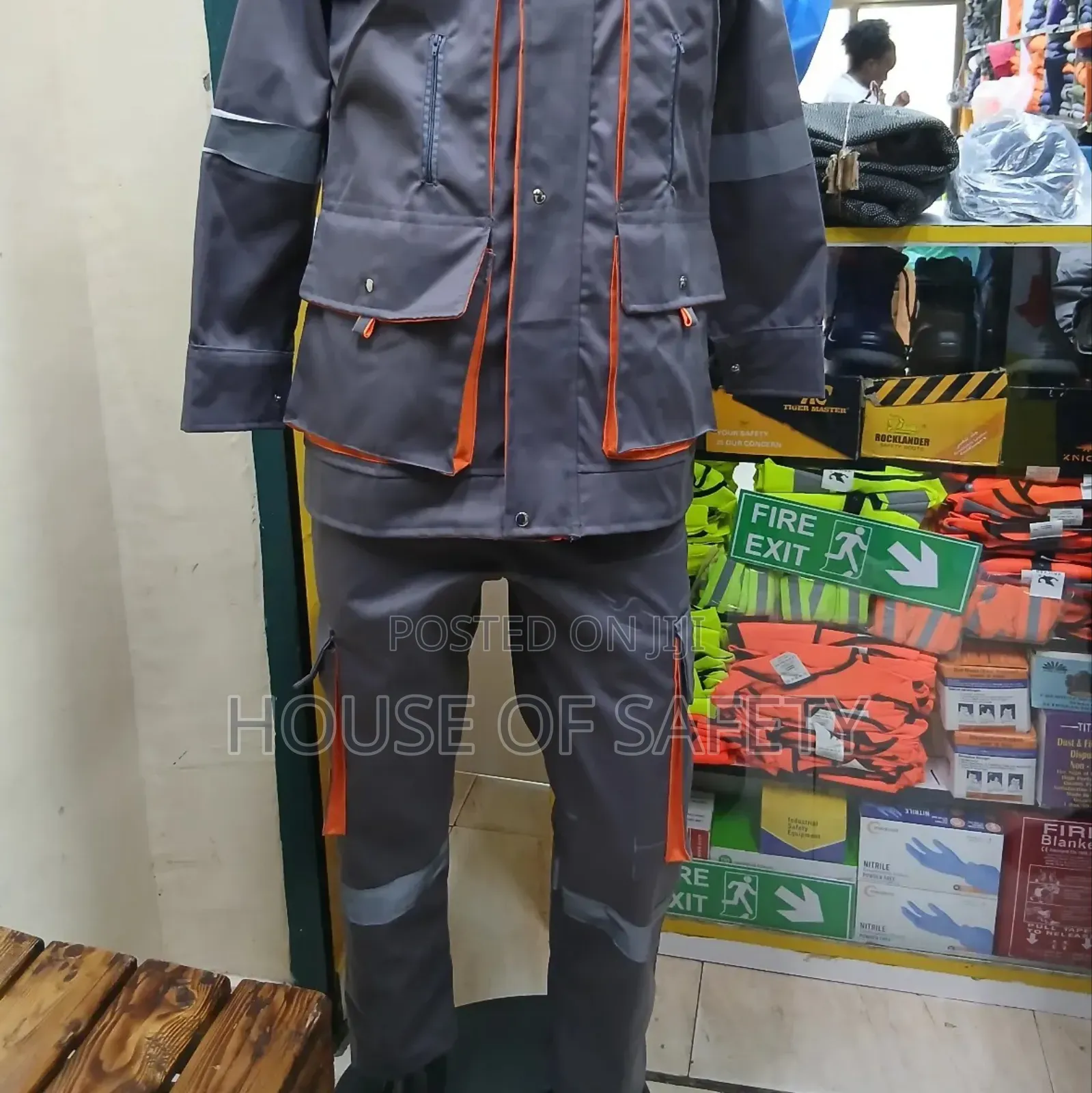 Full Neck Closure Engineer Suit